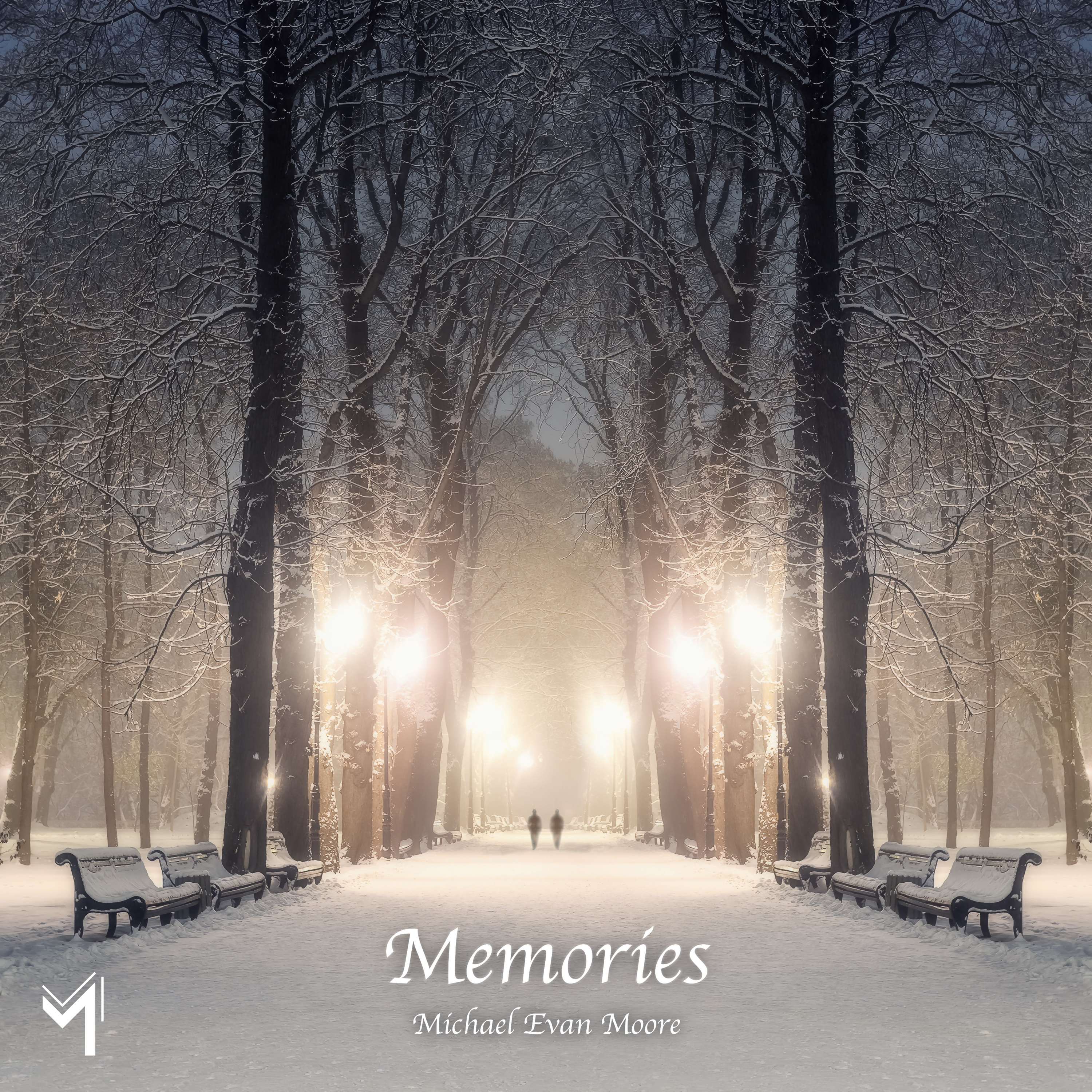Memories Album Art with M Logo by Michael Evan Moore
